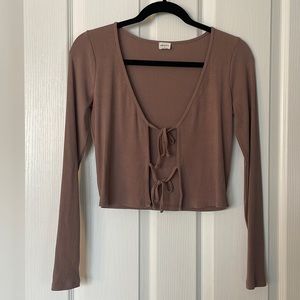 Wilfred Free Only tie-front long sleeve